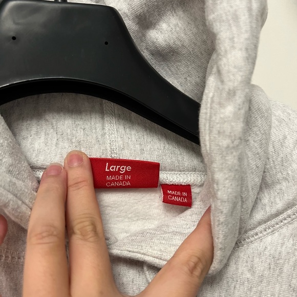 Supreme Chenille Applique Hooded Sweatshirt - Picture 2 of 5